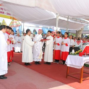 Gx. Thiện Phước: Thánh lễ tạ ơn và các nghi thức làm phép xây dựng nhà thờ mới – Ngày 14.8.2024