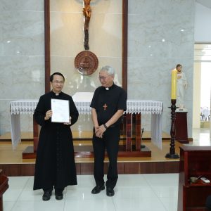 Chủng Viện Thánh Tôma: Cha Phêrô Trần Xuân Huệ nhận giáo vụ Phụ trách Chủng sinh Giáo phận Bà Rịa