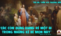 13.08.2024 – Thứ Ba Tuần XIX Thường Niên