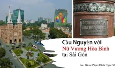 Cầu nguyện với Nữ Vương Hòa Bình tại Sài Gòn