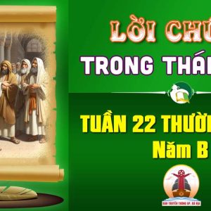 Lời Chúa trong thánh lễ Tuần 22 Thường niên – Năm B