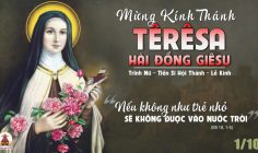 01.10.2024 – Thứ Ba Tuần XXVI Thường Niên: Thánh Têrêsa Hài Đồng Giêsu