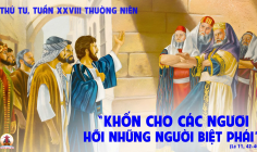16.10.2024 – Thứ Tư Tuần XXVIII Thường Niên