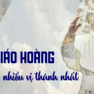 Đức Phanxicô là giáo hoàng tuyên phong nhiều vị thánh nhất