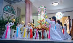 Gx. Châu Pha: Rước kiệu trọng thể kính Đức Mẹ Fatima – 13.10.2024