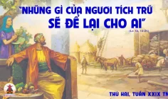 21.10.2024 – Thứ Hai Tuần XXIX Thường Niên