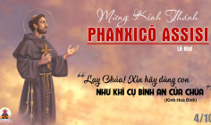 04.10.2024 – Thứ Sáu Tuần XXVI Thường Niên: Thánh Phanxicô Assisi