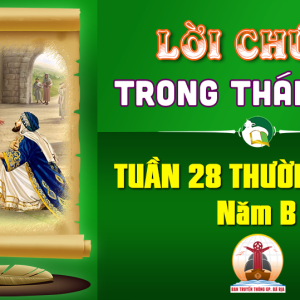 Lời Chúa trong thánh lễ Tuần 28 Thường niên – Năm B