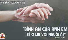 03.10.2024 – Thứ Năm Tuần XXVI Thường Niên