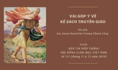 Vài góp ý về kế sách truyền giáo