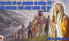 06.11.2024 – Thứ Tư Tuần XXXI Thường Niên