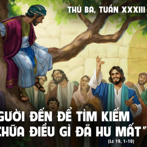 19.11.2024 – Thứ Ba Tuần XXXIII Thường Niên