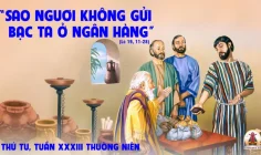 20.11.2024  – Thứ Tư Tuần XXXIII Thường Niên