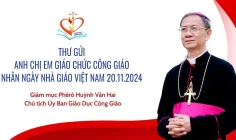 Thư gửi anh chị em giáo chức Công giáo nhân ngày Nhà giáo Việt Nam 20/11/2024