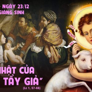 23.12.2024 – Thứ Hai Tuần IV Mùa Vọng