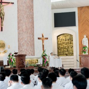 Giáo phận Bà Rịa: Đại gia đình chủng viện họp mặt mừng Xuân mới Đức cha – 22.01.2025