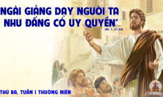 14.01.2025 – Thứ Ba Tuần I Thường Niên
