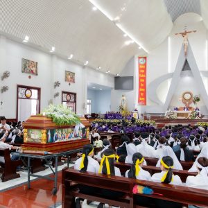 Gx. Vinh Châu: Thánh lễ an táng Bà cố Anna Lê Thị Miện - Thân mẫu Cha Tổng Đại diện Giuse Võ Công Tiến