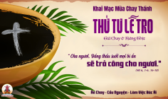 05.03.2025 – Thứ Tư Lễ Tro