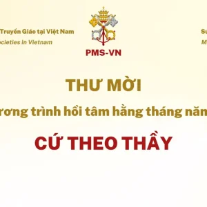 Thư mời tham dự chương trình hồi tâm hằng tháng năm 2025 - Cứ theo Thầy