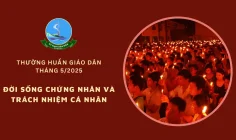 Ủy ban Giáo dân – Thường huấn tháng 5/2025: Đời sống chứng nhân và trách nhiệm cá nhân