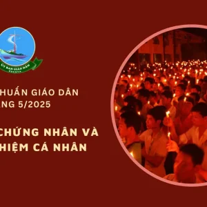 Ủy ban Giáo dân - Thường huấn tháng 5/2025: Đời sống chứng nhân và trách nhiệm cá nhân