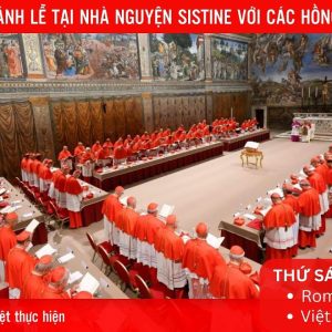 Thánh Lễ của Đức Tân Giáo Hoàng Lêô XIV với các Hồng Y (9/5)
