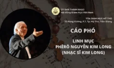 Cáo phó Linh mục Phêrô Nguyễn Kim Long (Nhạc sĩ Kim Long)