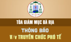 TGM. BÀ RỊA: V/v truyền chức phó tế - 2025