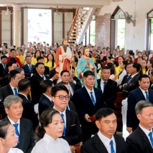 Gx. Phước Bình: Mừng lễ kính Thánh Phêrô và Phaolô- Quan thầy Cha Chánh xứ và Ban Hành Giáo