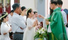 Gx. Nam Đồng: 86 thiếu nhi lần đầu rước Chúa– Ngày 13.7.2025