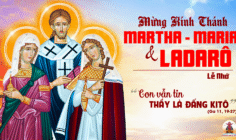 29.07.2025 – Thứ Ba Tuần XVII Thường Niên: Thánh Marta, Maria Và Lazarô