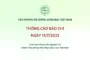 VĂN PHÒNG HỘI ĐỒNG GIÁM MỤC VIỆT NAM: THÔNG CÁO BÁO CHÍ NGÀY 15/7/2025