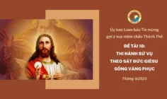 Ủy ban Loan báo Tin mừng gợi ý suy niệm chầu Thánh Thể tháng 9/2025 - Thi hành sứ vụ theo sát Đức Giêsu sống vâng phục