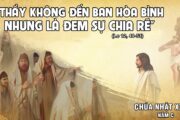 CÁC BÀI SUY NIỆM LỜI CHÚA CHÚA NHẬT XX THƯỜNG NIÊN – NĂM C