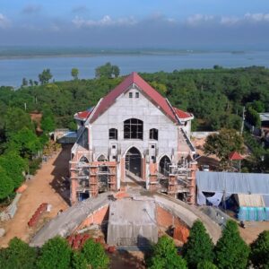 Giáo xứ Hòa Hưng: Thánh lễ tạ ơn mừng bổn mạng và thượng kèo xây dựng nhà thờ mới