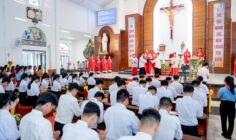 Gx. Hòa Hội: Thánh lễ ban Bí tích Thêm Sức- Ngày 16.8.2025