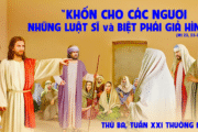 26.08.2025 – Thứ Ba Tuần XXI Thường Niên