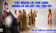 27.08.2025 – Thứ Tư Tuần XXI Thường Niên