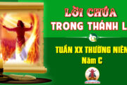 Lời Chúa trong thánh lễ Tuần XX Thường niên – Năm C