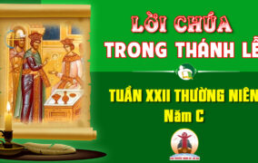 Lời Chúa trong thánh lễ Tuần XXII Thường niên – Năm C