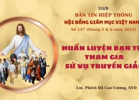 Huấn luyện bạn trẻ tham gia sứ vụ truyền giáo