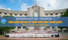 Biên bản Đại hội Ủy ban Giáo dân toàn quốc ngày 16-19/9/2025 tại Giáo phận Thái Bình