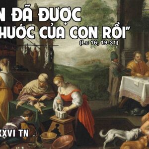 CÁC BÀI SUY NIỆM LỜI CHÚA CHÚA NHẬT XXVI THƯỜNG NIÊN-C