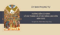 HƯỚNG DẪN CỬ HÀNH LỄ CÁC THÁNH VÀ LỄ CÁC ĐẲNG LINH HỒN NĂM 2025