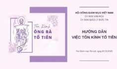Hướng dẫn việc Tôn kính Tổ tiên