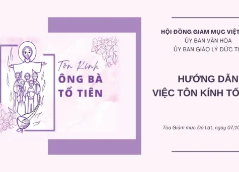 Hướng dẫn việc Tôn kính Tổ tiên