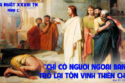 CÁC BÀI SUY NIỆM LỜI CHÚA CHÚA NHẬT XXVIII THƯỜNG NIÊN-C