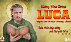 18.10.2025 – Thứ Bảy Tuần XXVIII Thường Niên: Thánh Luca, Tác Giả Sách Tin Mừng