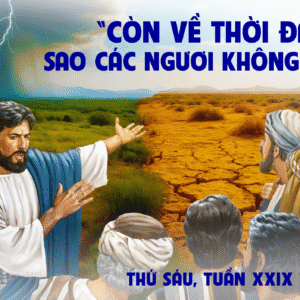 24.10.2025 – Thứ Sáu Tuần XXIX Thường Niên 